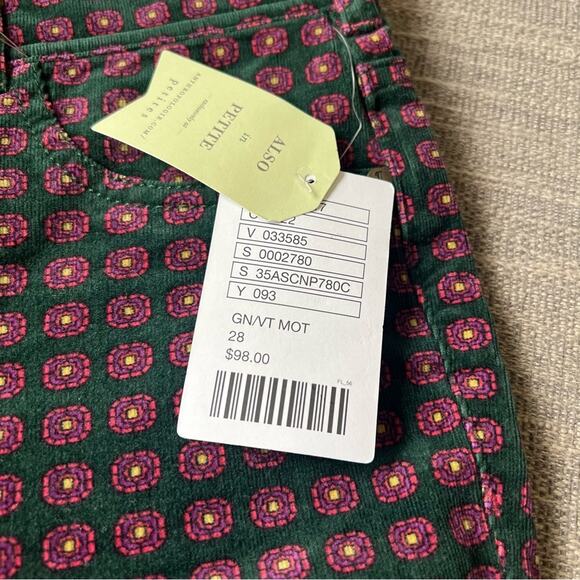 Pilcro and the Letterpress The Serif Anthropolgie Pants NEW Women’s 28 - Picture 12 of 14